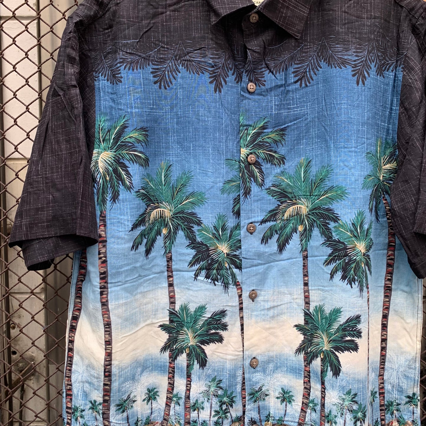 Palm Trees Hawaian Short Sleeves Shirt
