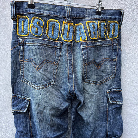 Dsquared  pants, writing on the back