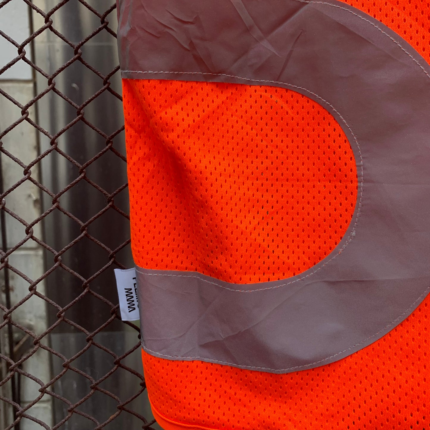 Korean Vest - Yellow Neon Circle Reflectors