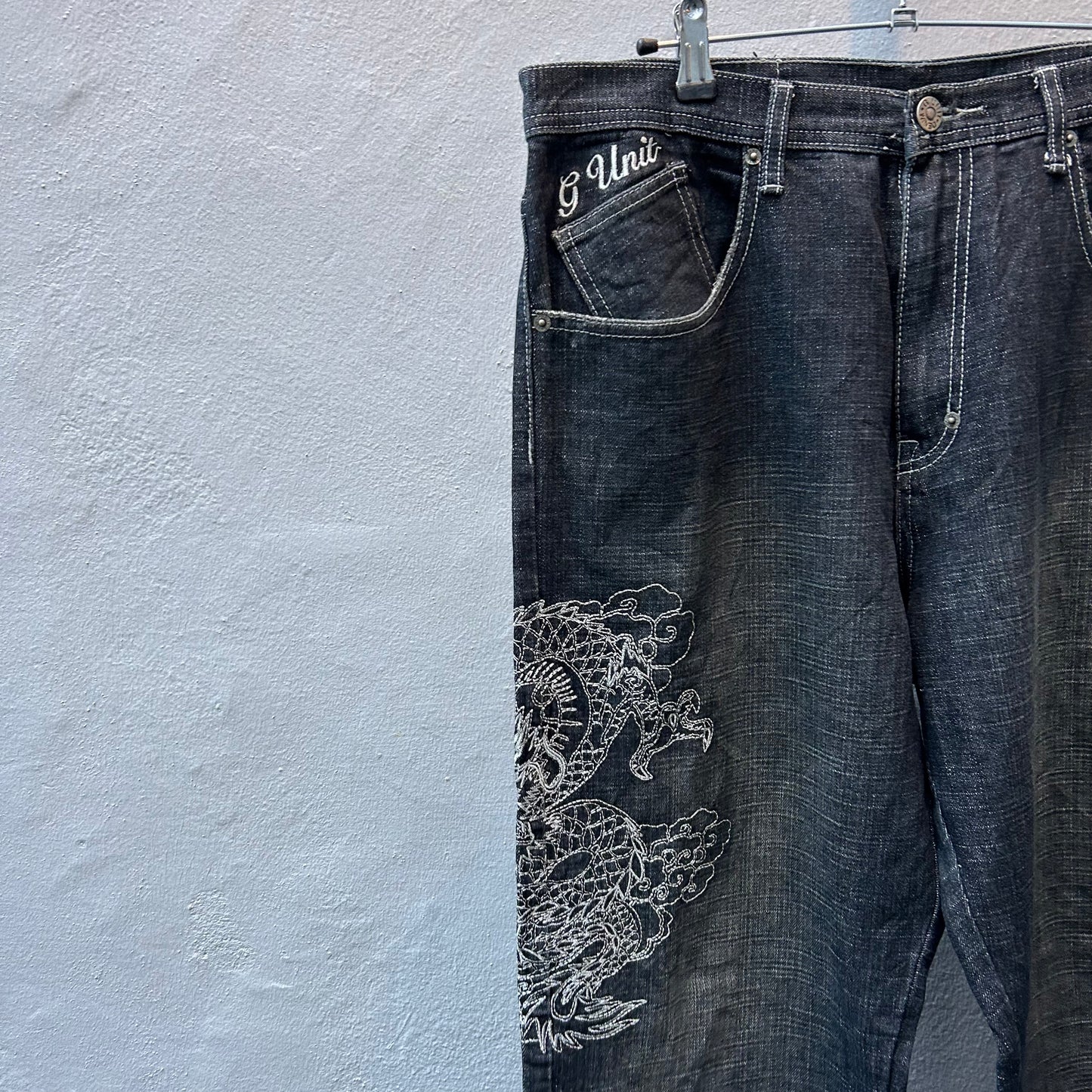 Side Dragon Baggy Pants