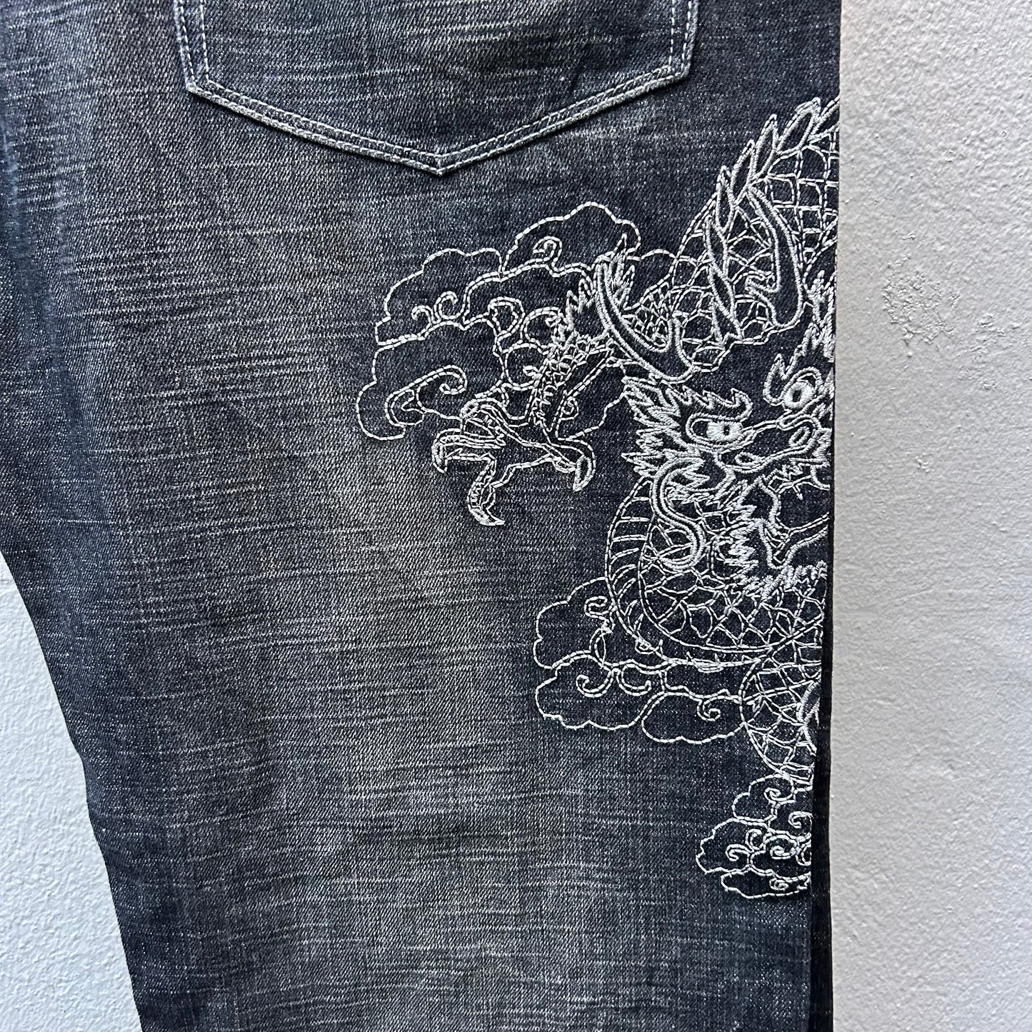 Side Dragon Baggy Pants