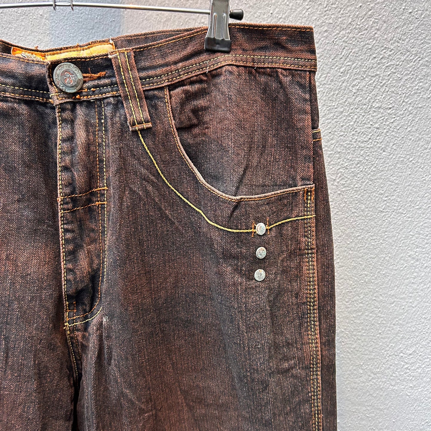 Brown Dragon Baggy Pants