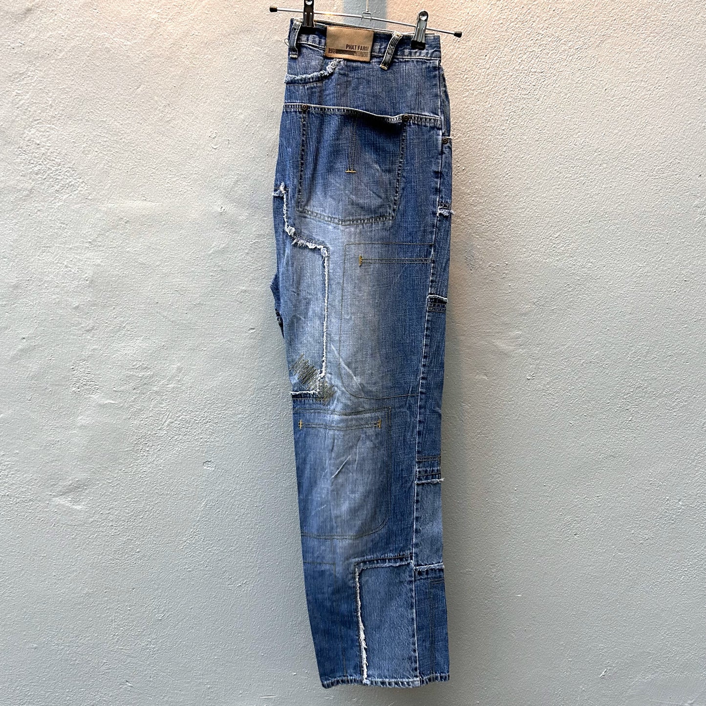 Phat Farm Patchwork Baggy Pants