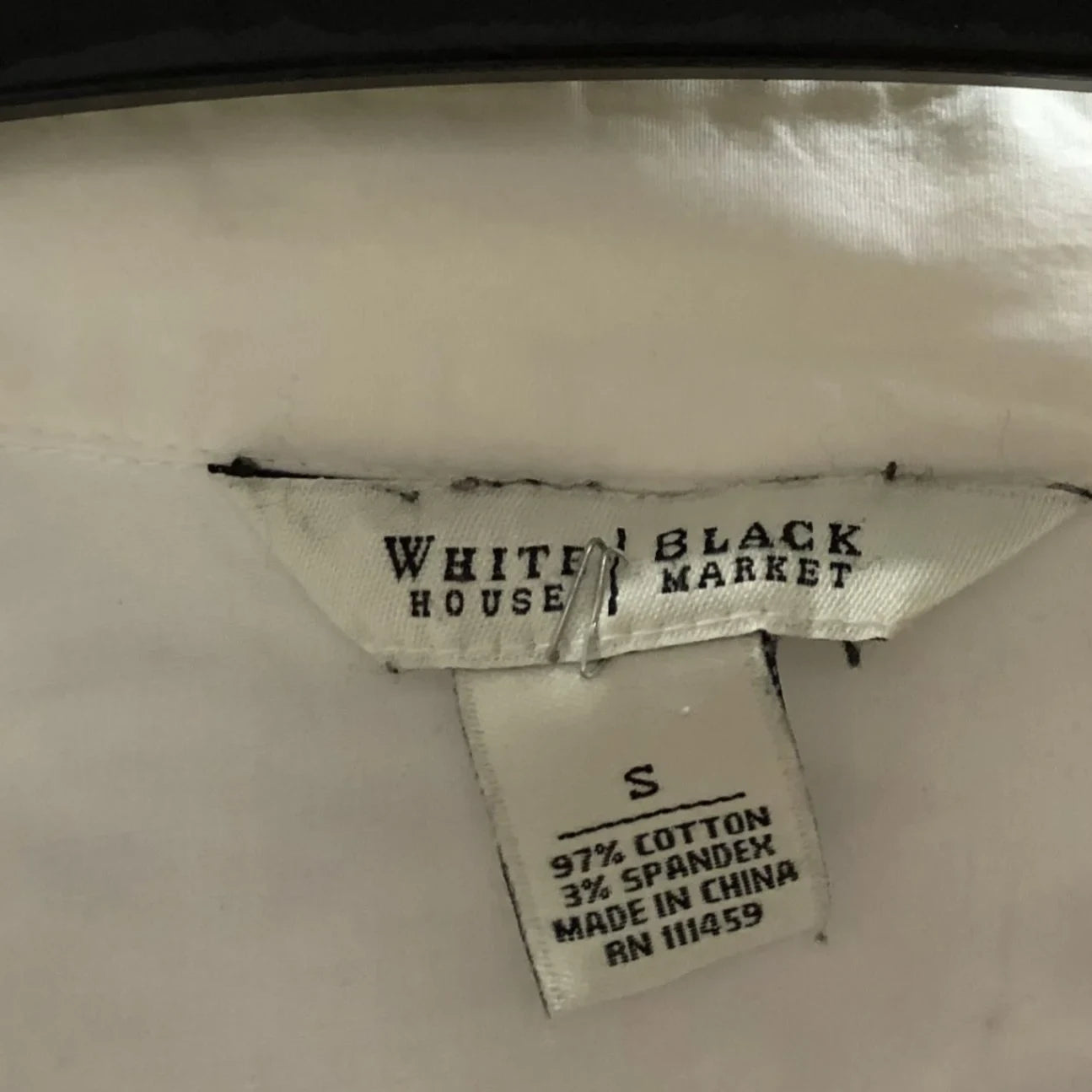 Vintage White Y2K Blouse Center