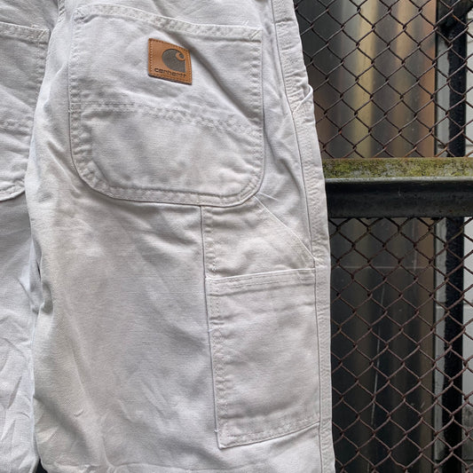 Carhartt Made in USA Beige Carpenter Pants