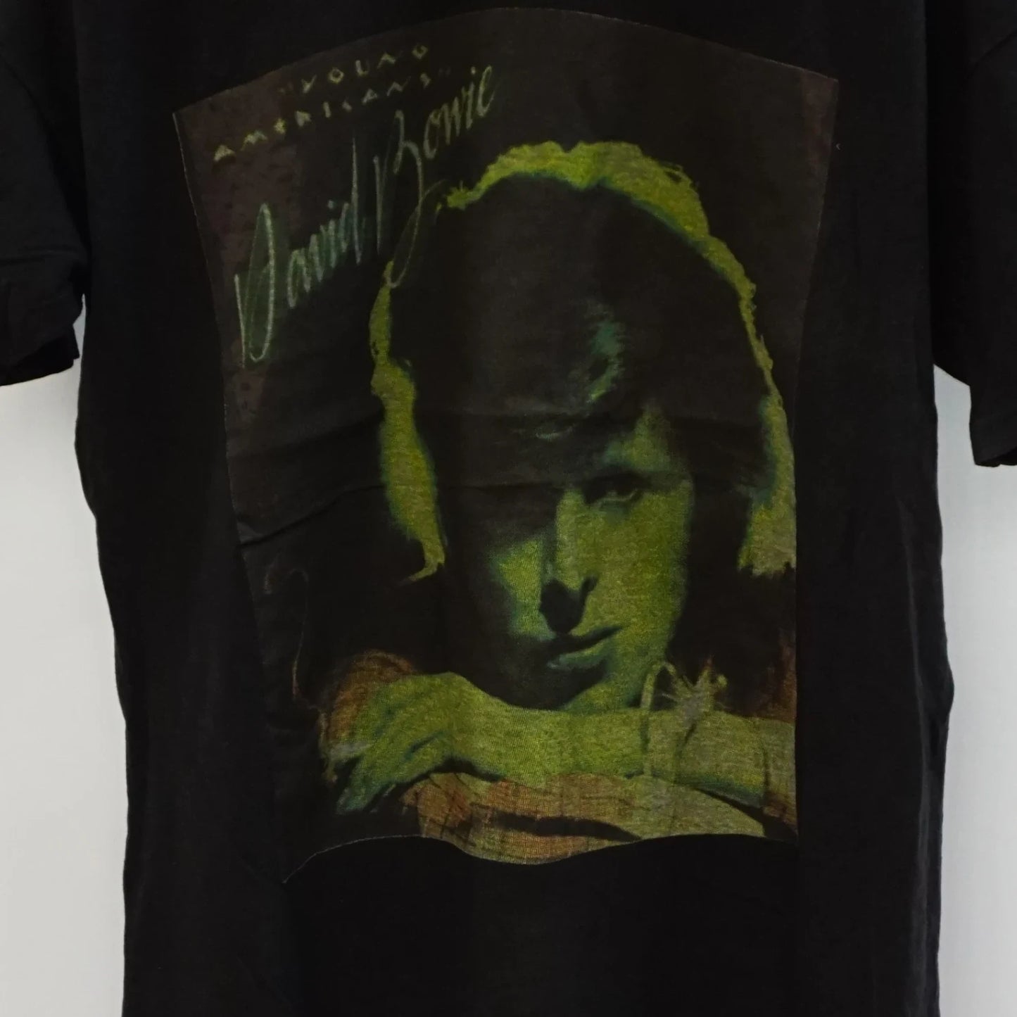 Vintage Black David Bowie Tee-Shirt Center