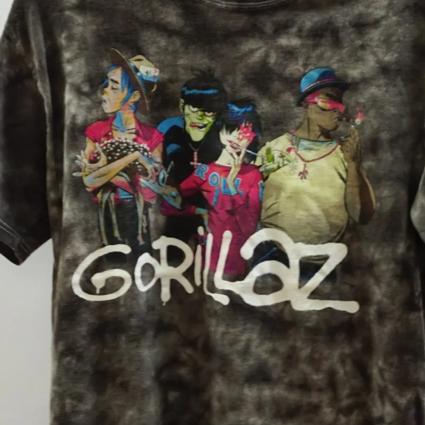 Vintage Black Gorillaz T-shirt Center