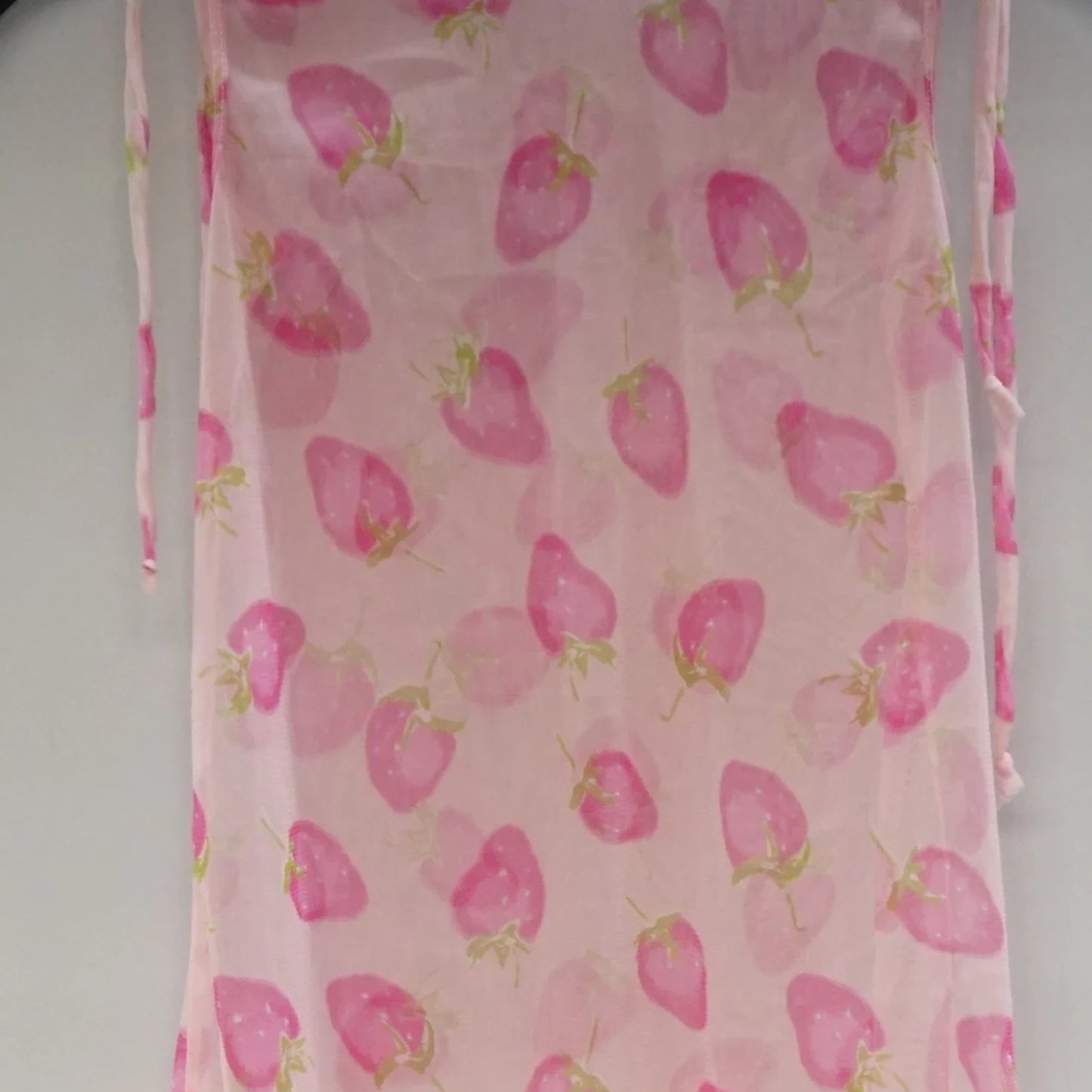 Vintage Pink Mesh Top Center