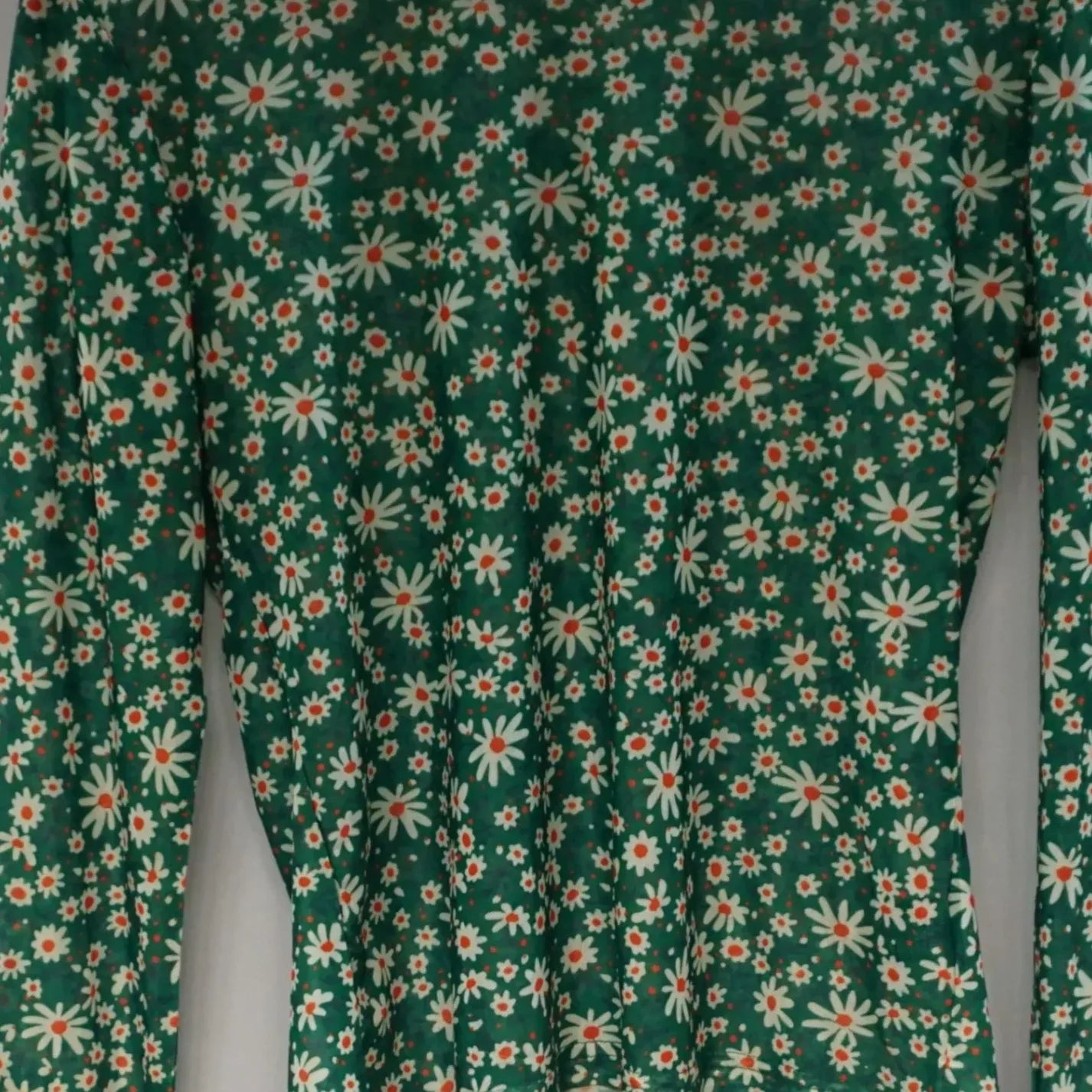 Vintage Green Mesh Top Center