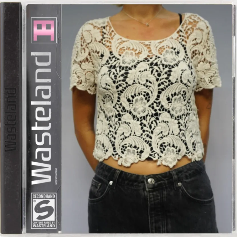 Vintage Cream Crochet Top