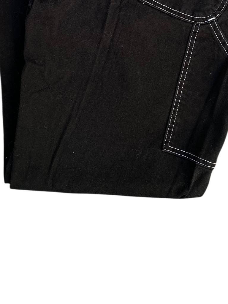 Dickies Contrast Stitch Carpenter Black Pants