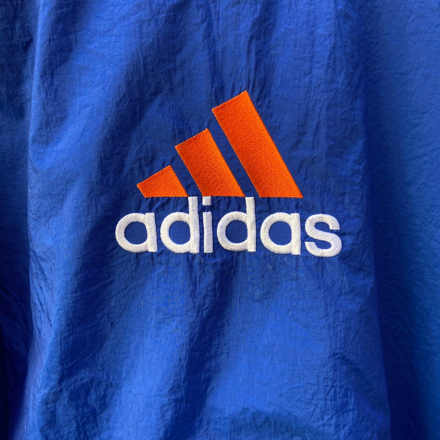 Adidas Blue/Orange Windbreaker