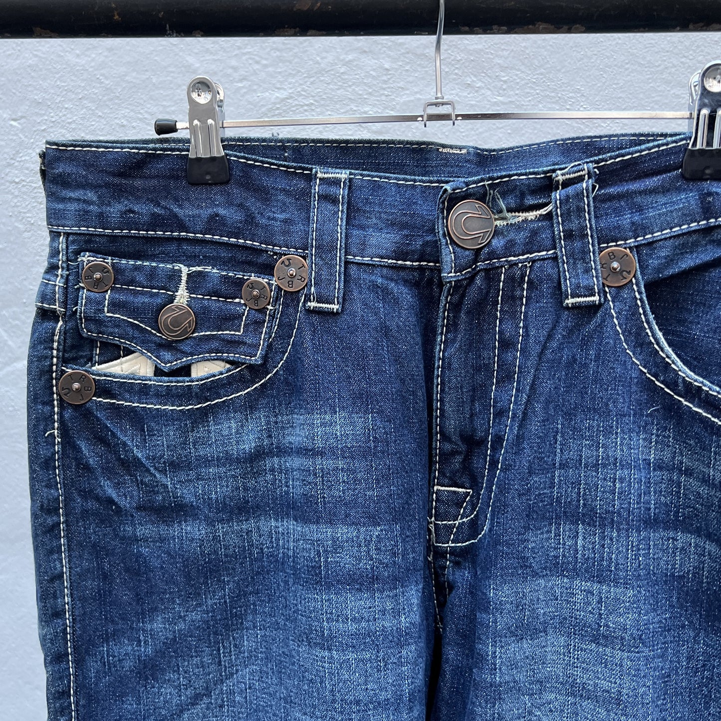 Vintage True Religion Flared Pants from 2000 details