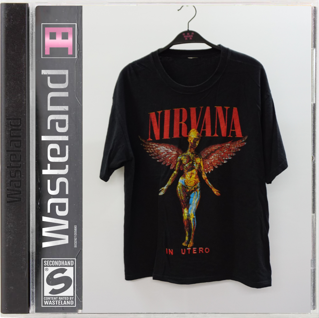 Vintage Black Nirvana Tee-Shirt