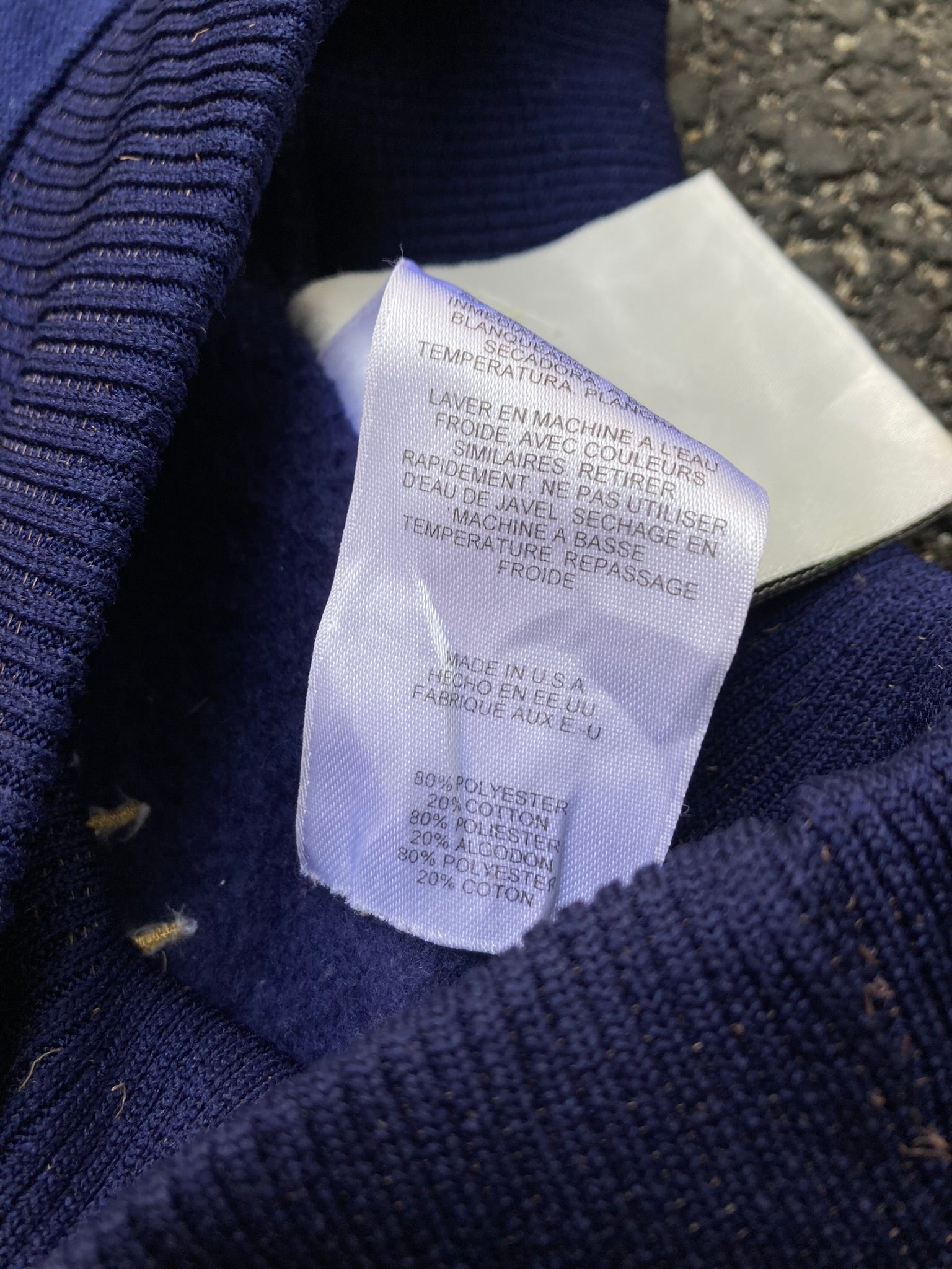 Vintage Adidas Harman Sports Navy Crewneck Sweatshirt