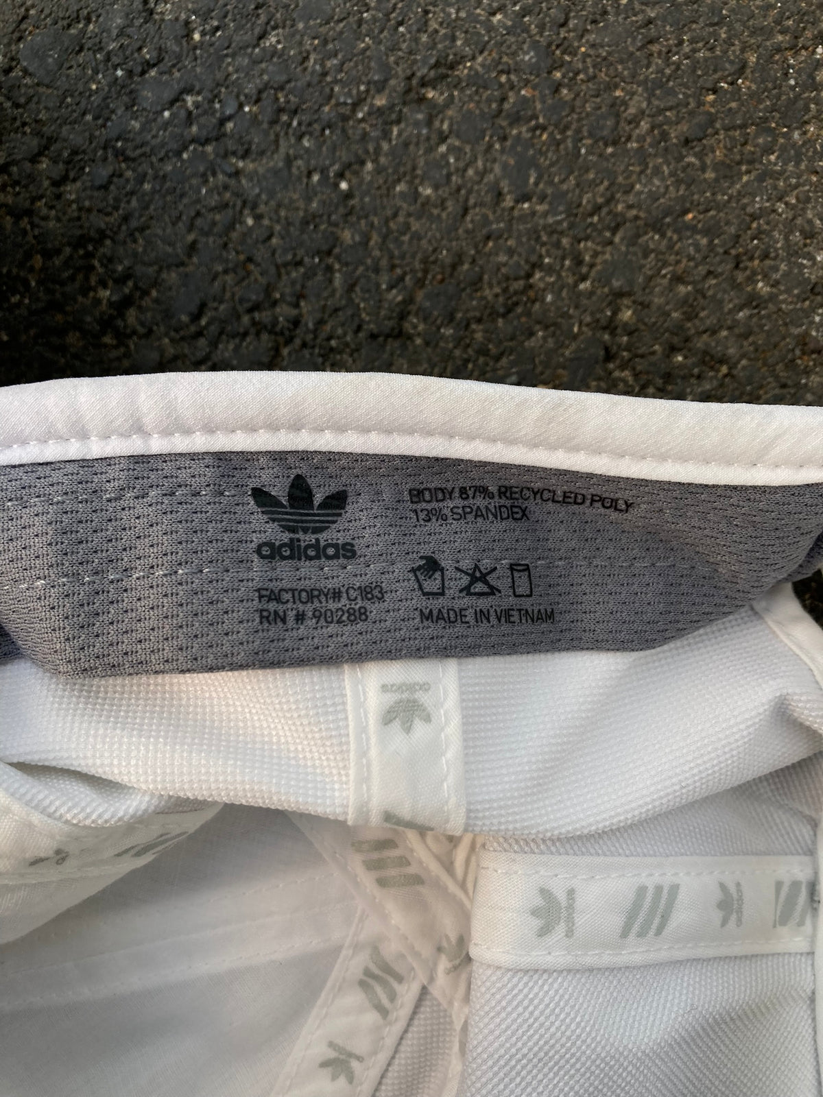 Adidas Originals White Lightweight Running Cap - Trefoil Logo Hat