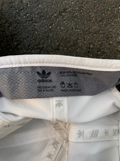 Adidas Originals White Lightweight Running Cap - Trefoil Logo Hat