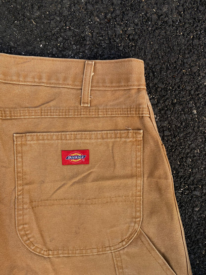Dickies Duck Canvas Work Pants - Brown Carpenter