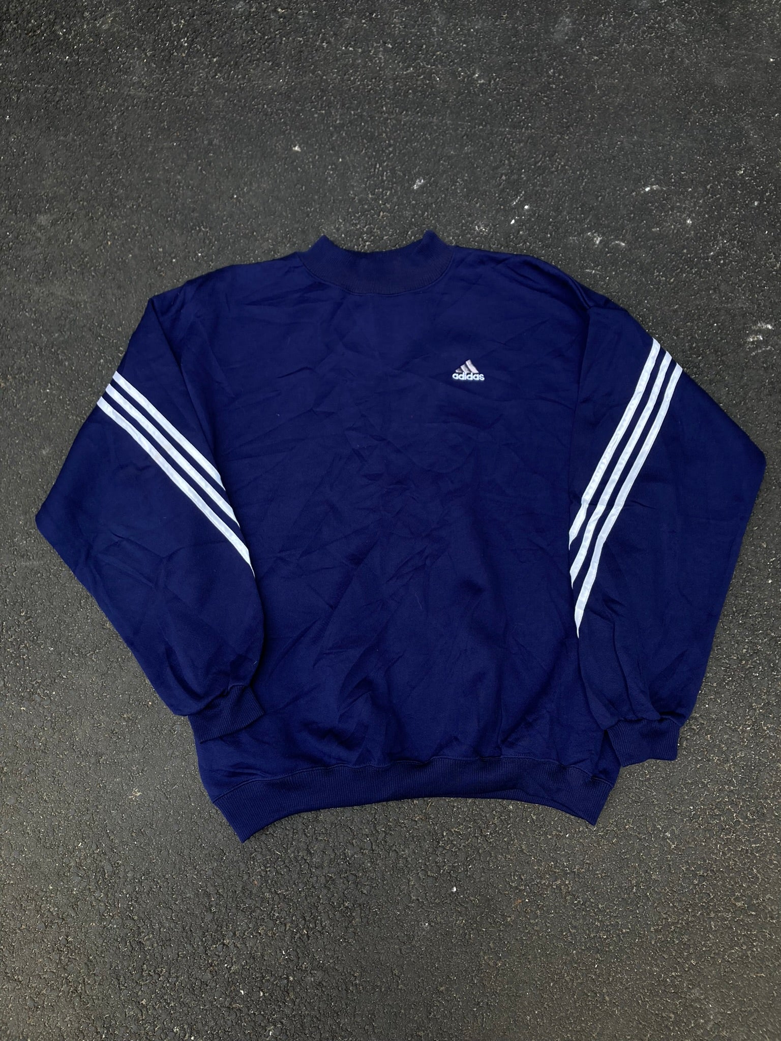 Vintage Adidas Harman Sports Navy Crewneck Sweatshirt