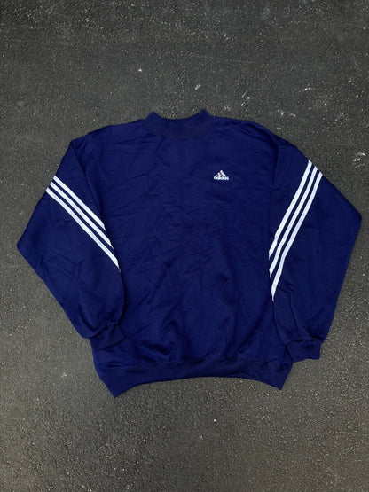 Vintage Adidas Harman Sports Navy Crewneck Sweatshirt