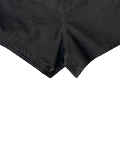 Vintage 80s Adidas Made in USA Black Trefoil Running Shorts