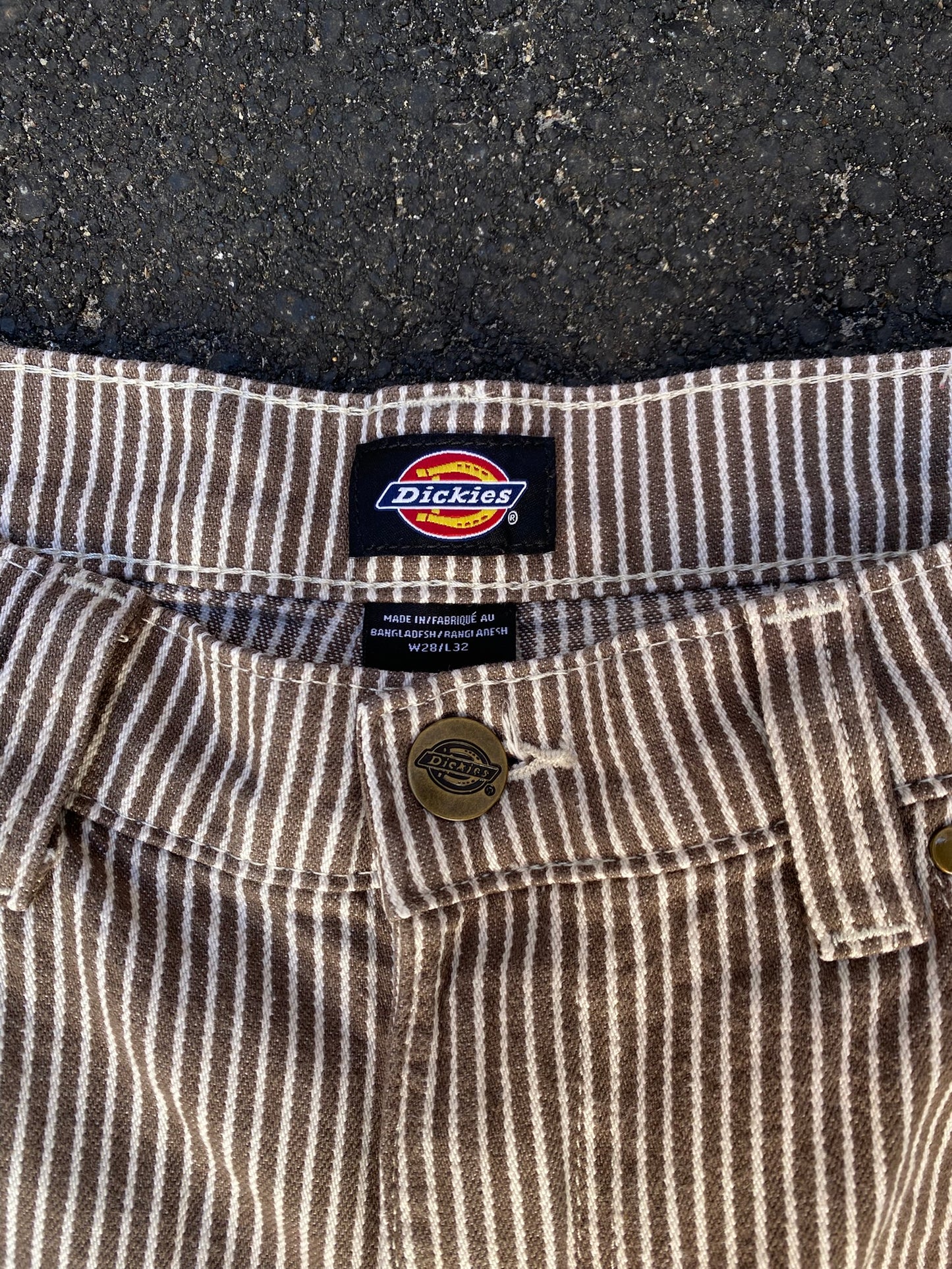 Dickies Garyville Carpenter Pants - Hickory Stripe