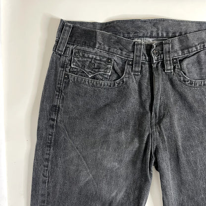 Vintage True Religion Black Low Rise Jeans