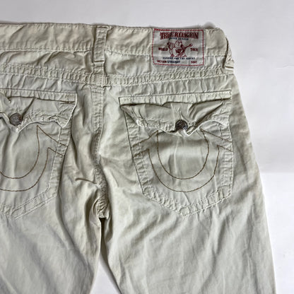 Vintage True Religion White Low Rise Jeans
