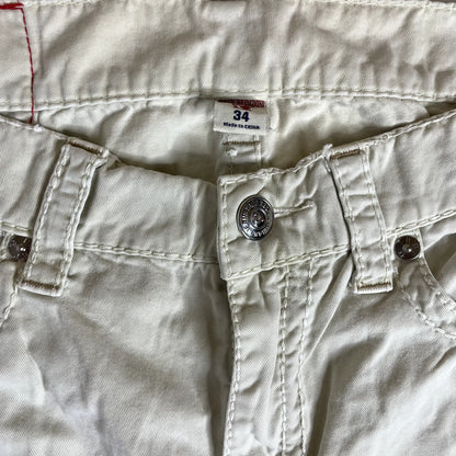 Vintage True Religion White Low Rise Jeans