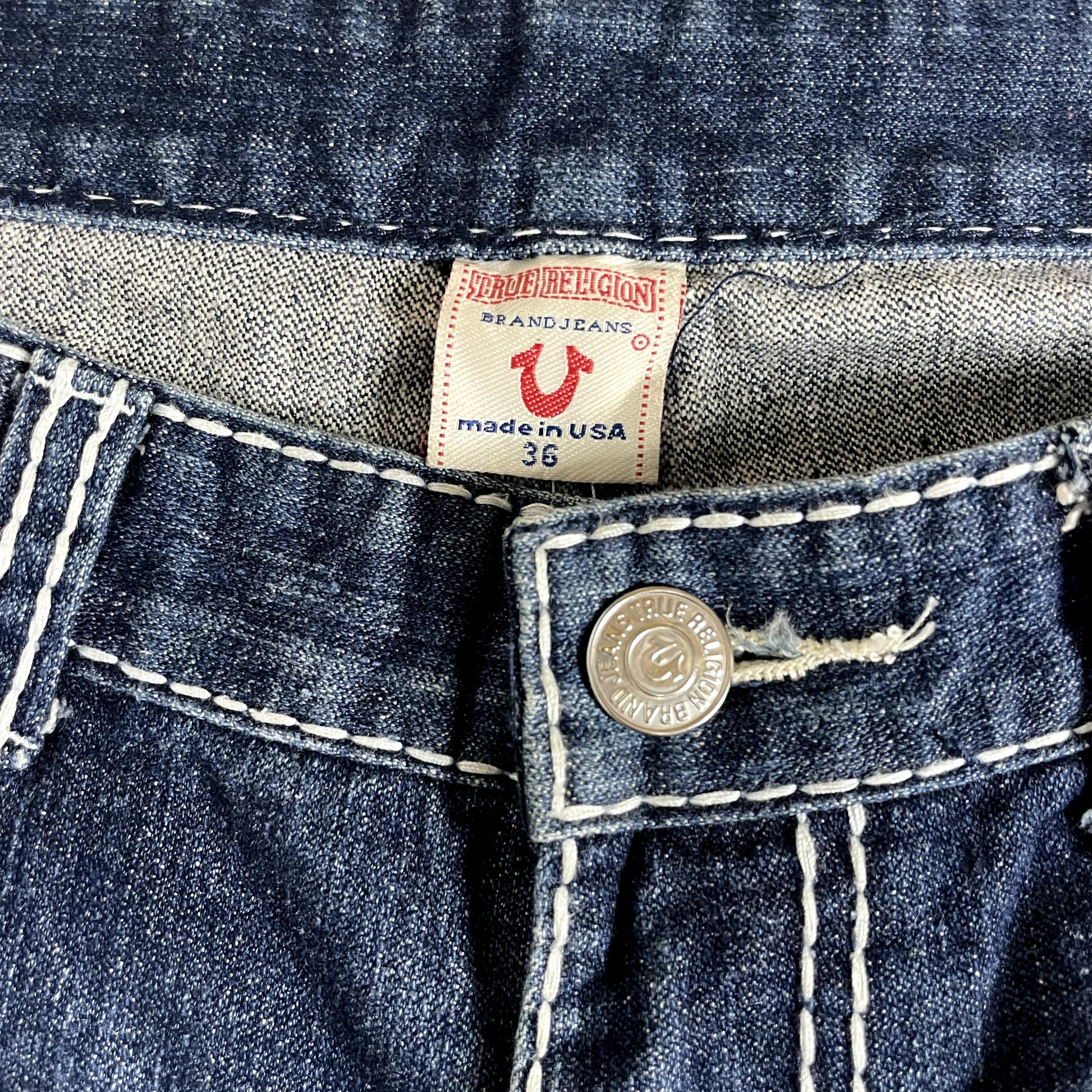 Vintage True Religion Denim Low Rise Jeans