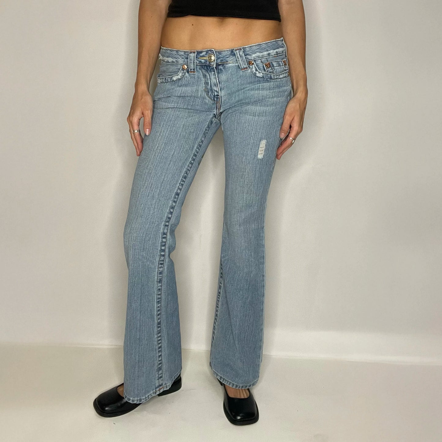 Vintage True Religion Denim Low Rise Jeans
