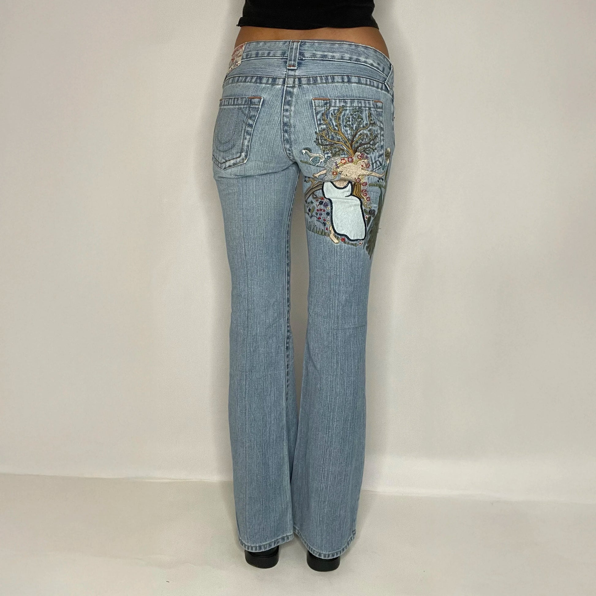 Vintage True Religion Denim Low Rise Jeans