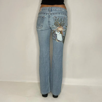 Vintage True Religion Denim Low Rise Jeans
