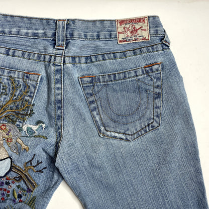 Vintage True Religion Denim Low Rise Jeans