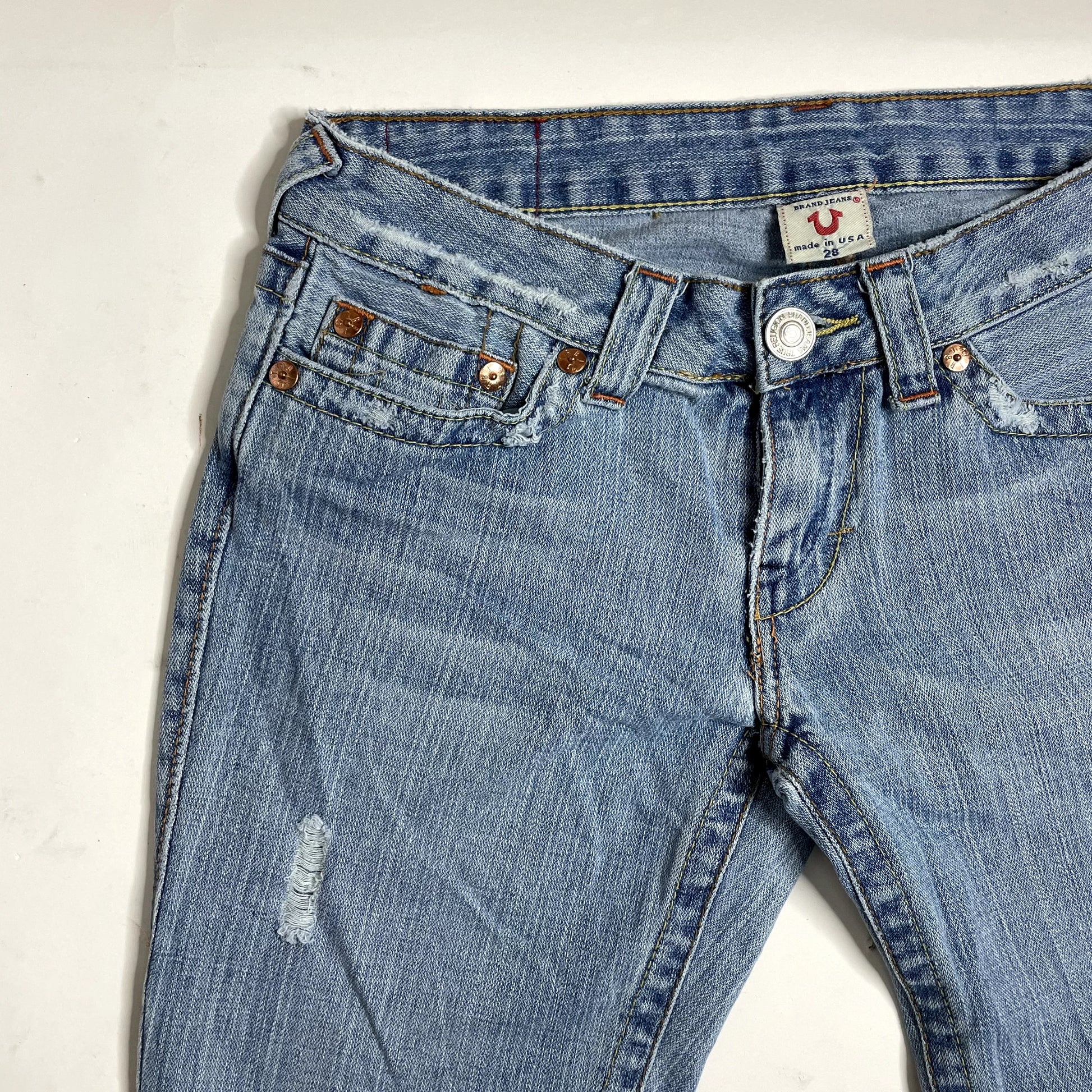 Vintage True Religion Denim Low Rise Jeans
