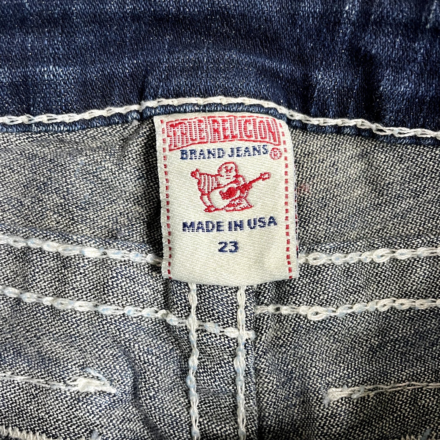 Vintage True Religion Denim Mini Skirt
