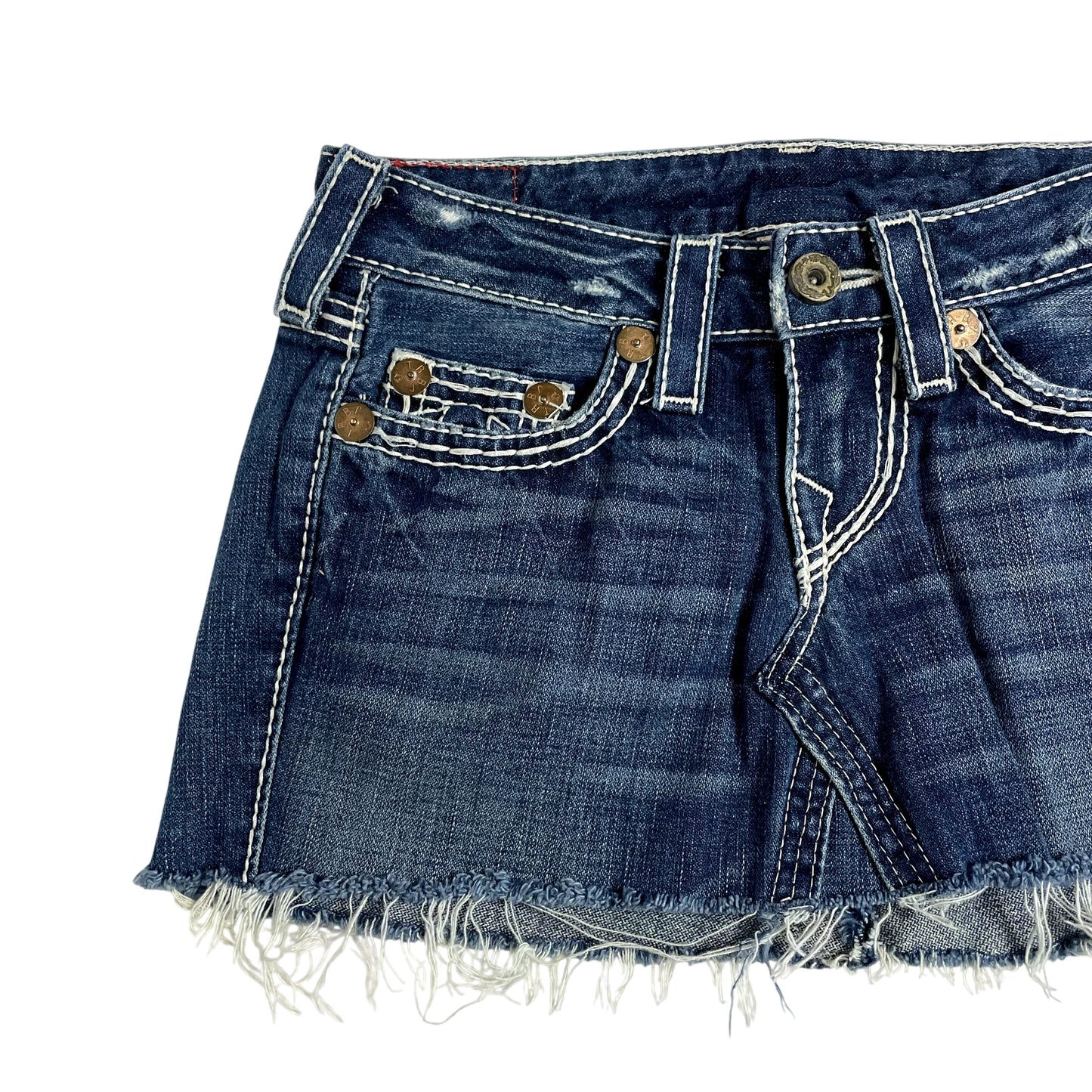 Vintage True Religion Denim Mini Skirt