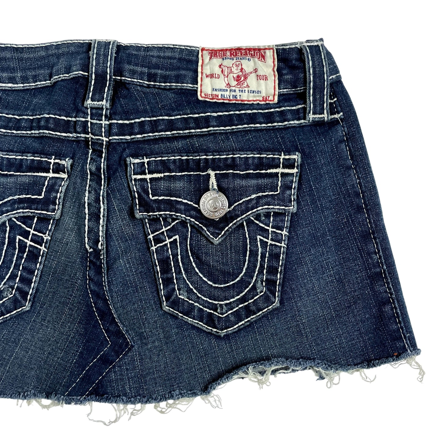 Vintage True Religion Denim Mini Skirt