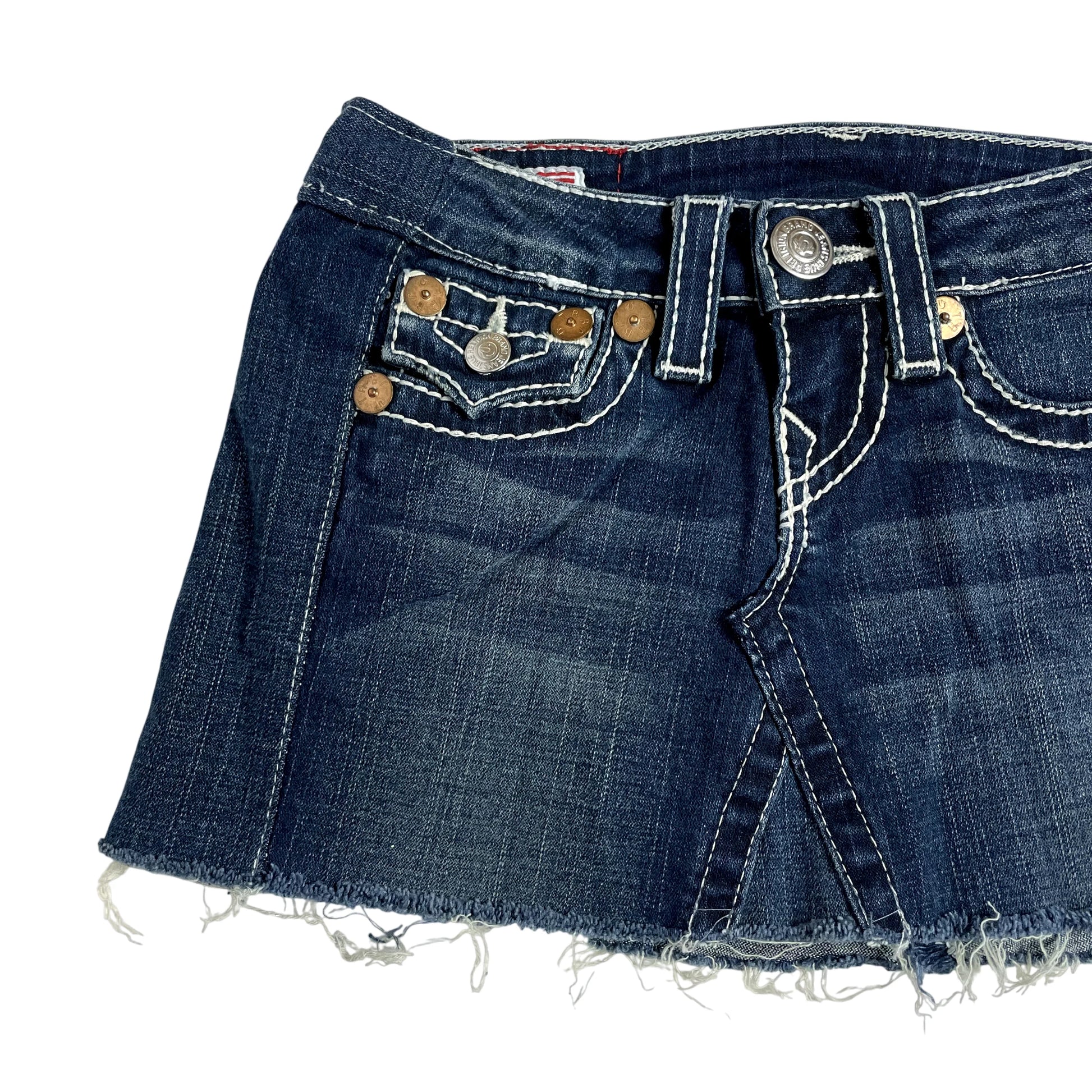 Vintage True Religion Denim Mini Skirt