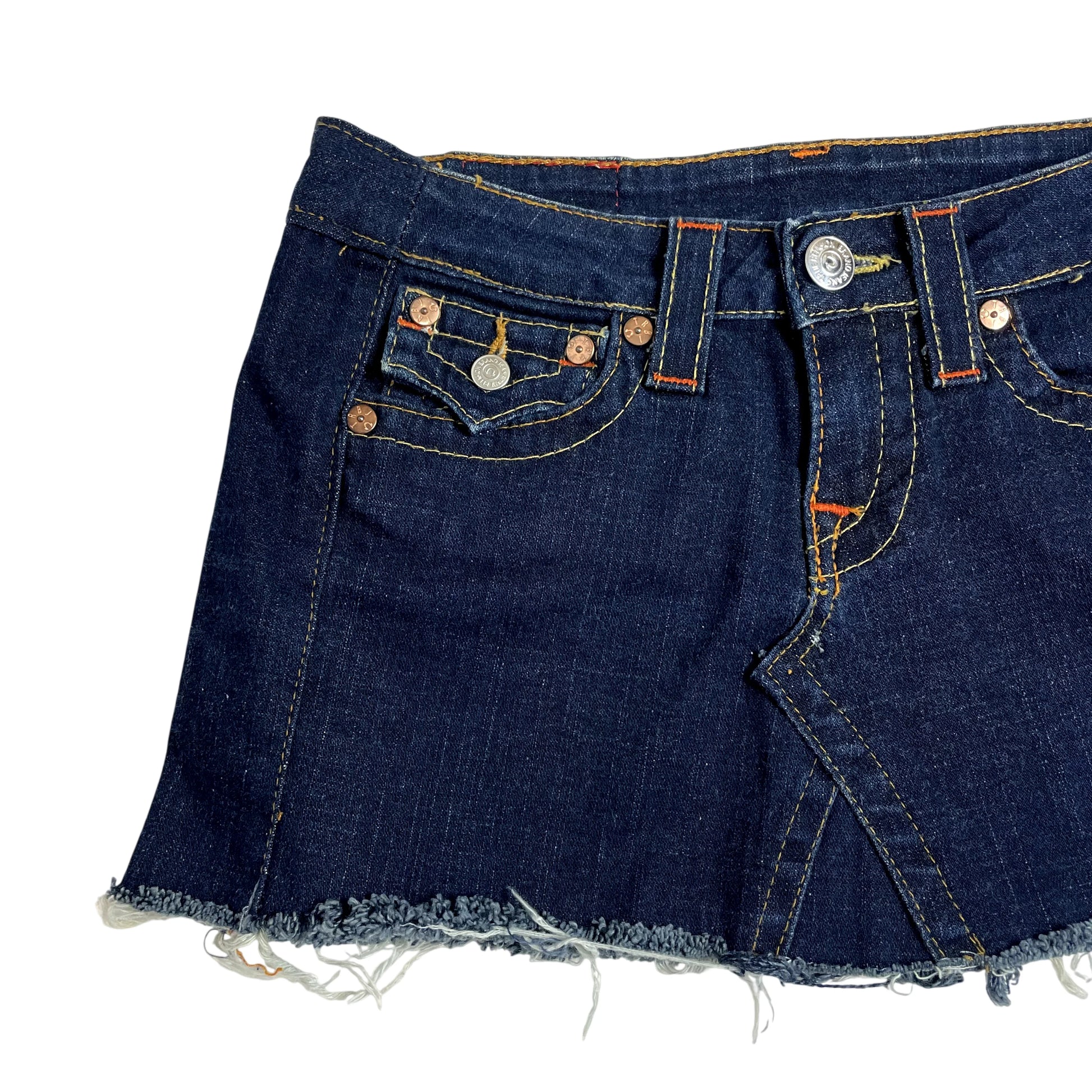 Vintage True Religion Denim Mini Skirt