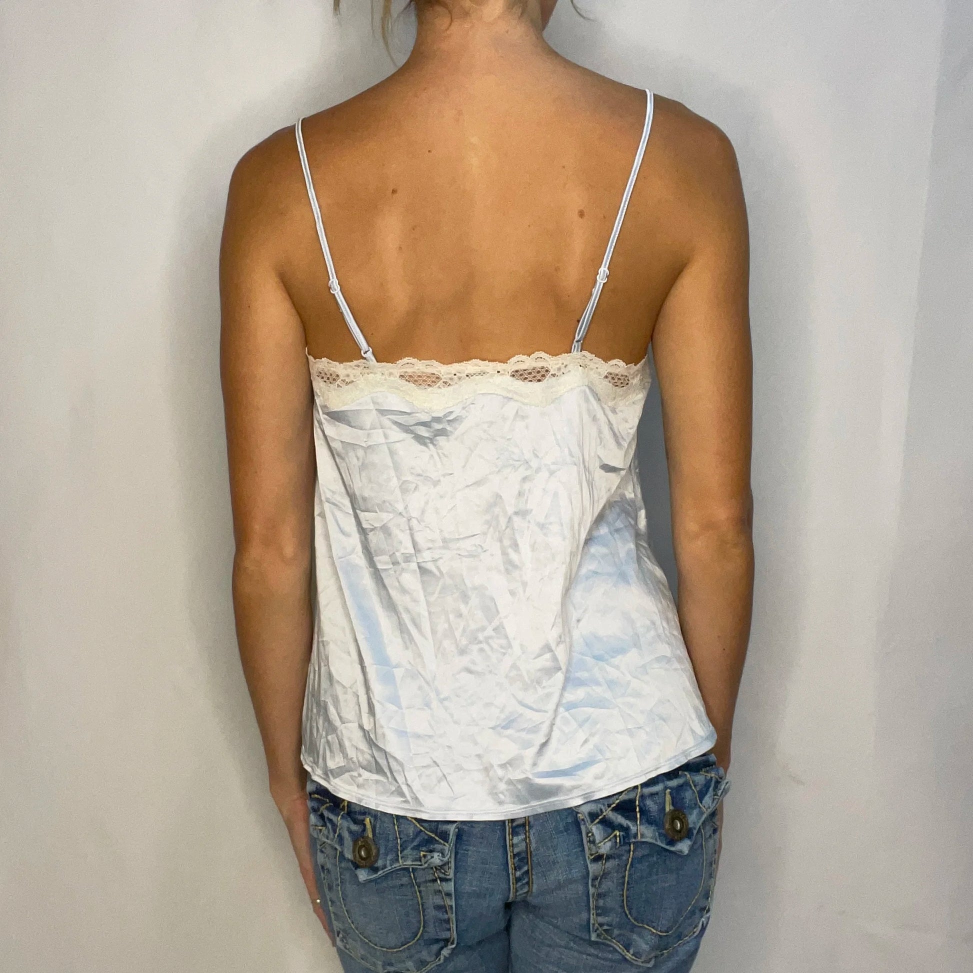Vintage Blue Lace Top