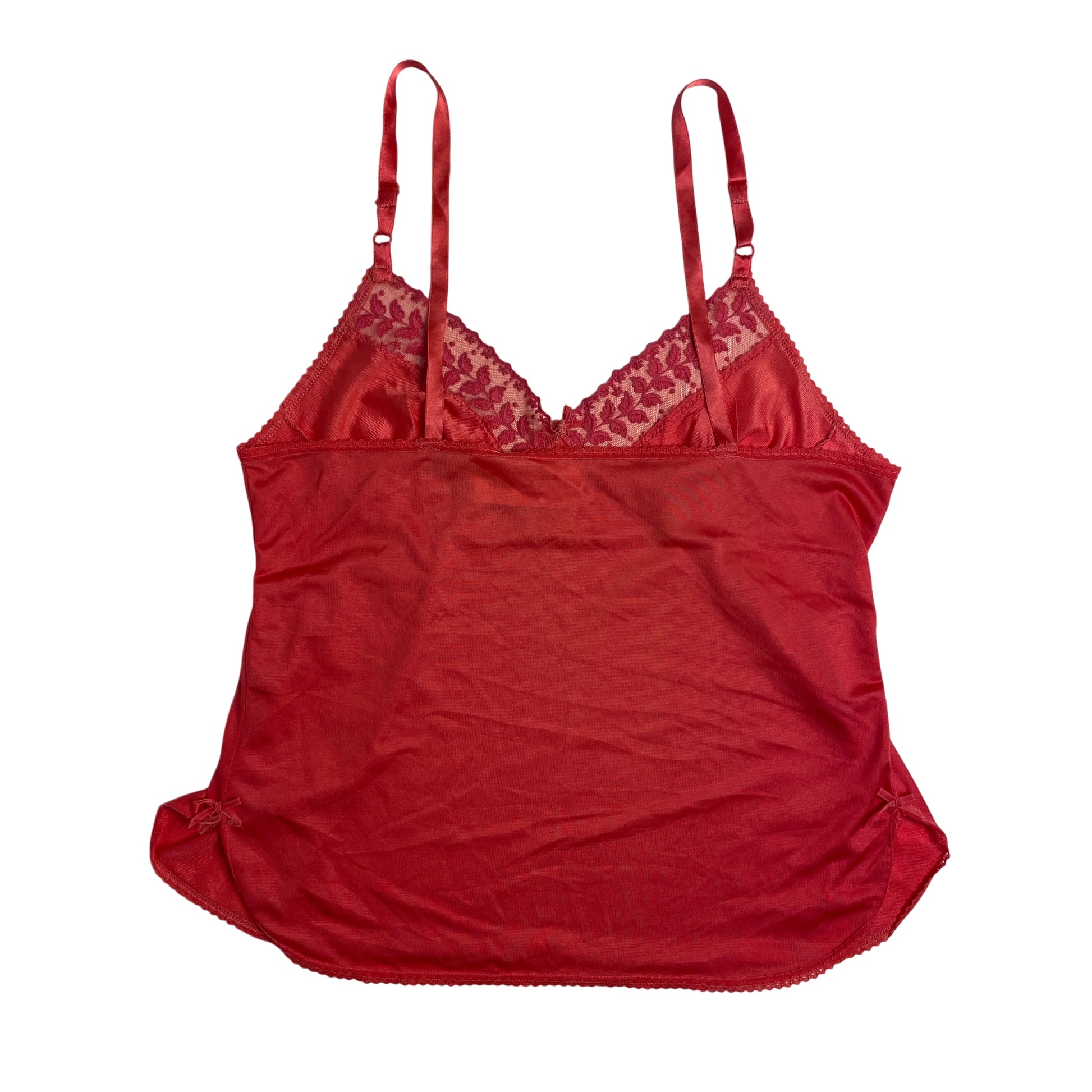 Vintage Coral Lace Top