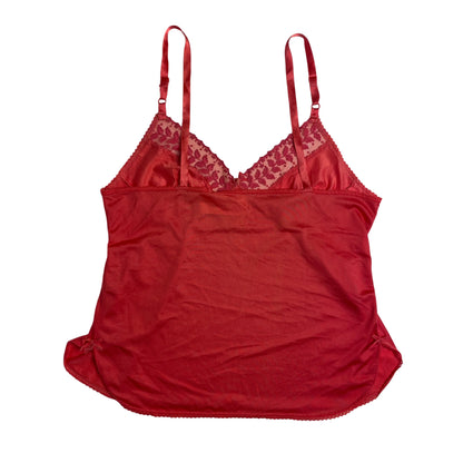 Vintage Coral Lace Top