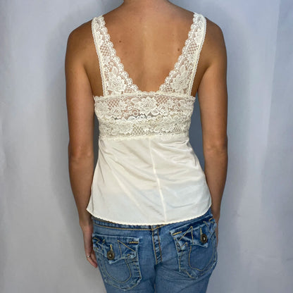 Vintage White Lace Top