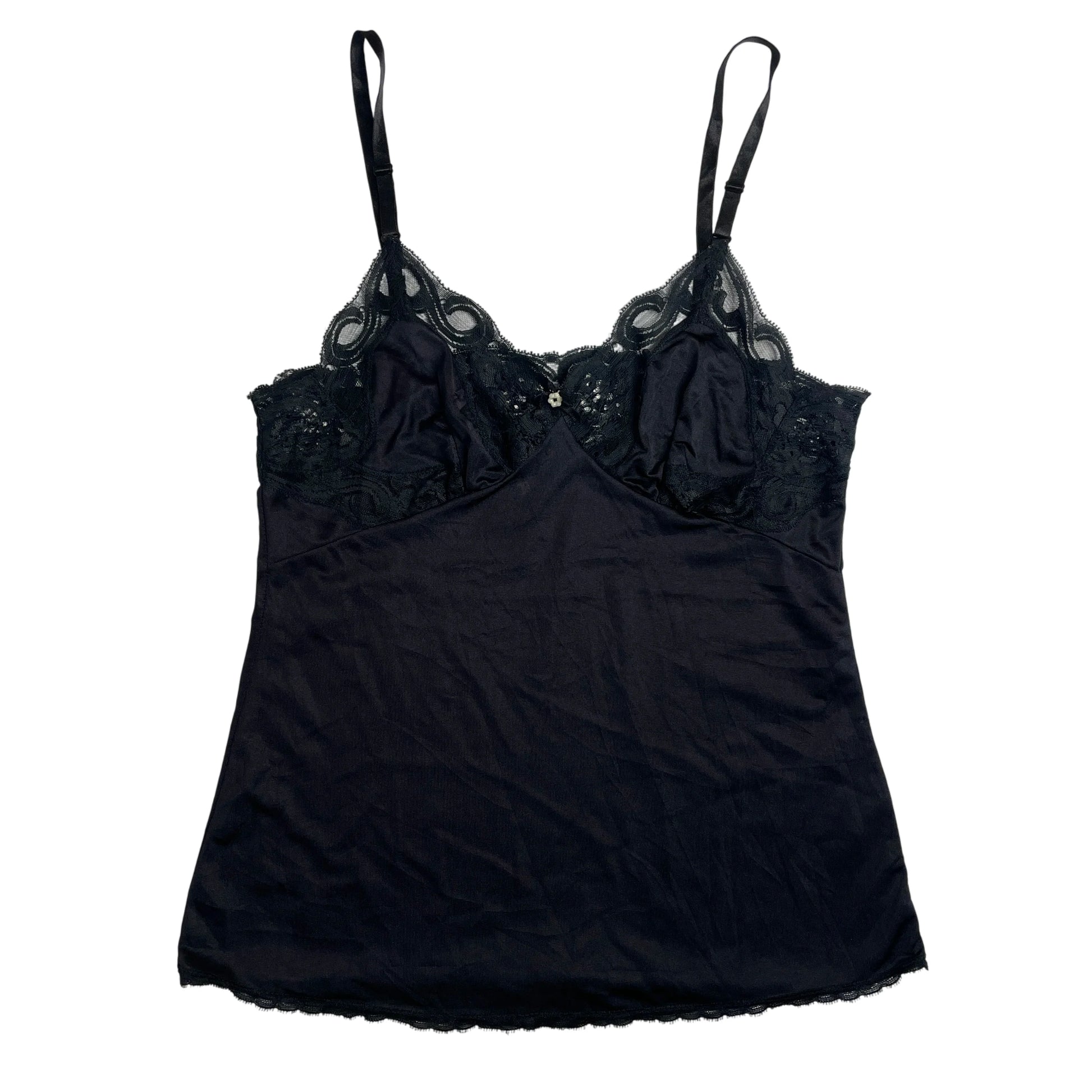 Vintage Black Lace Top