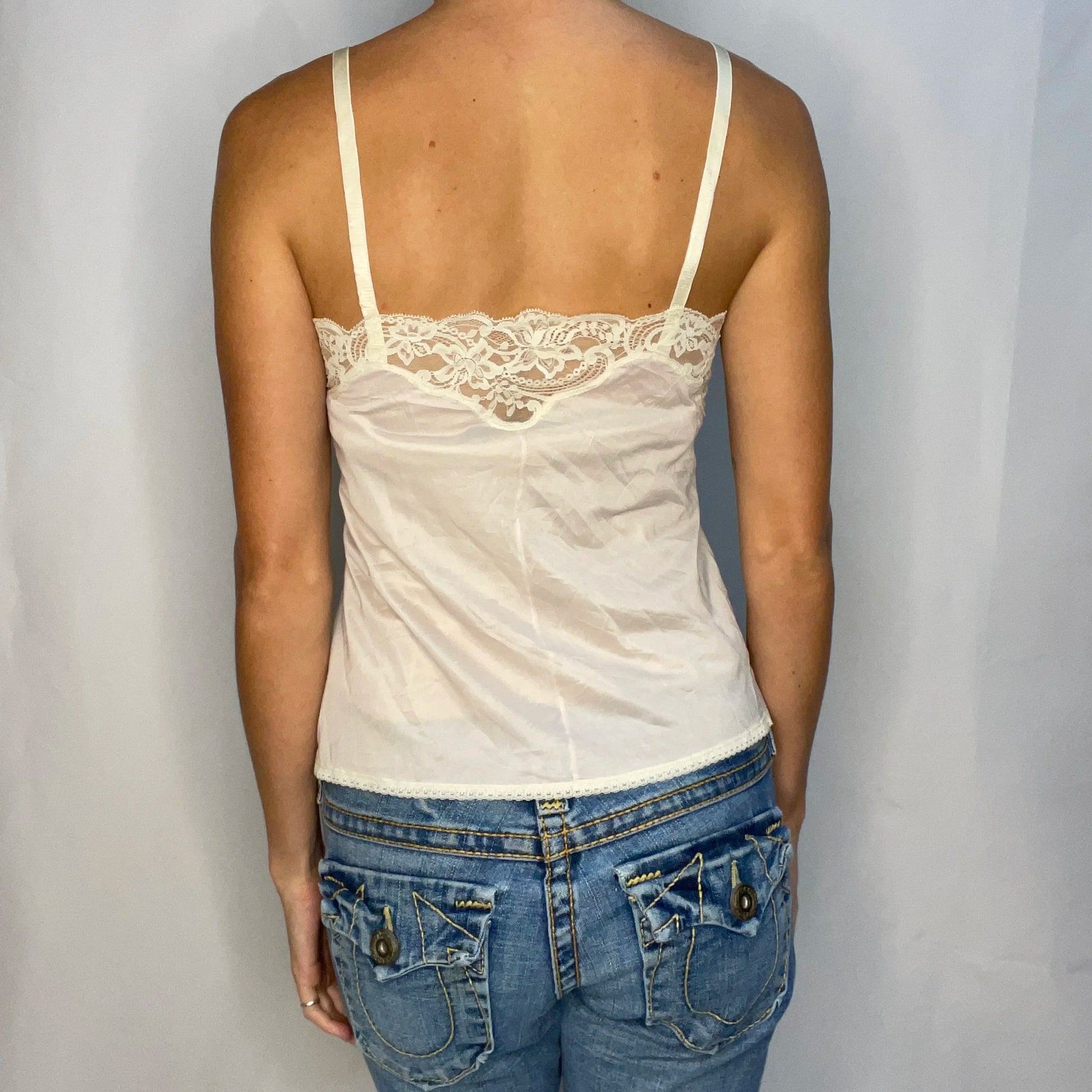 Vintage Pink Lace Top