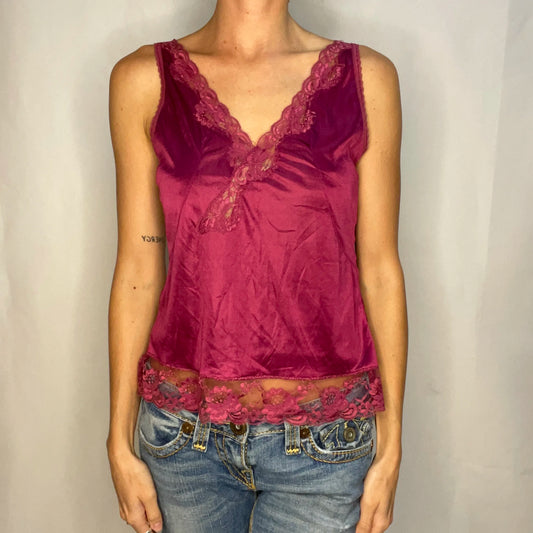 Vintage Purple Lace Top