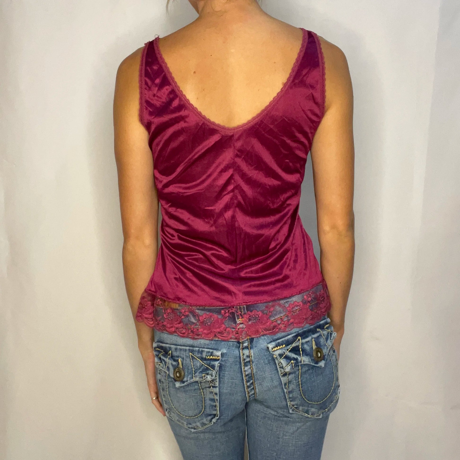 Vintage Purple Lace Top