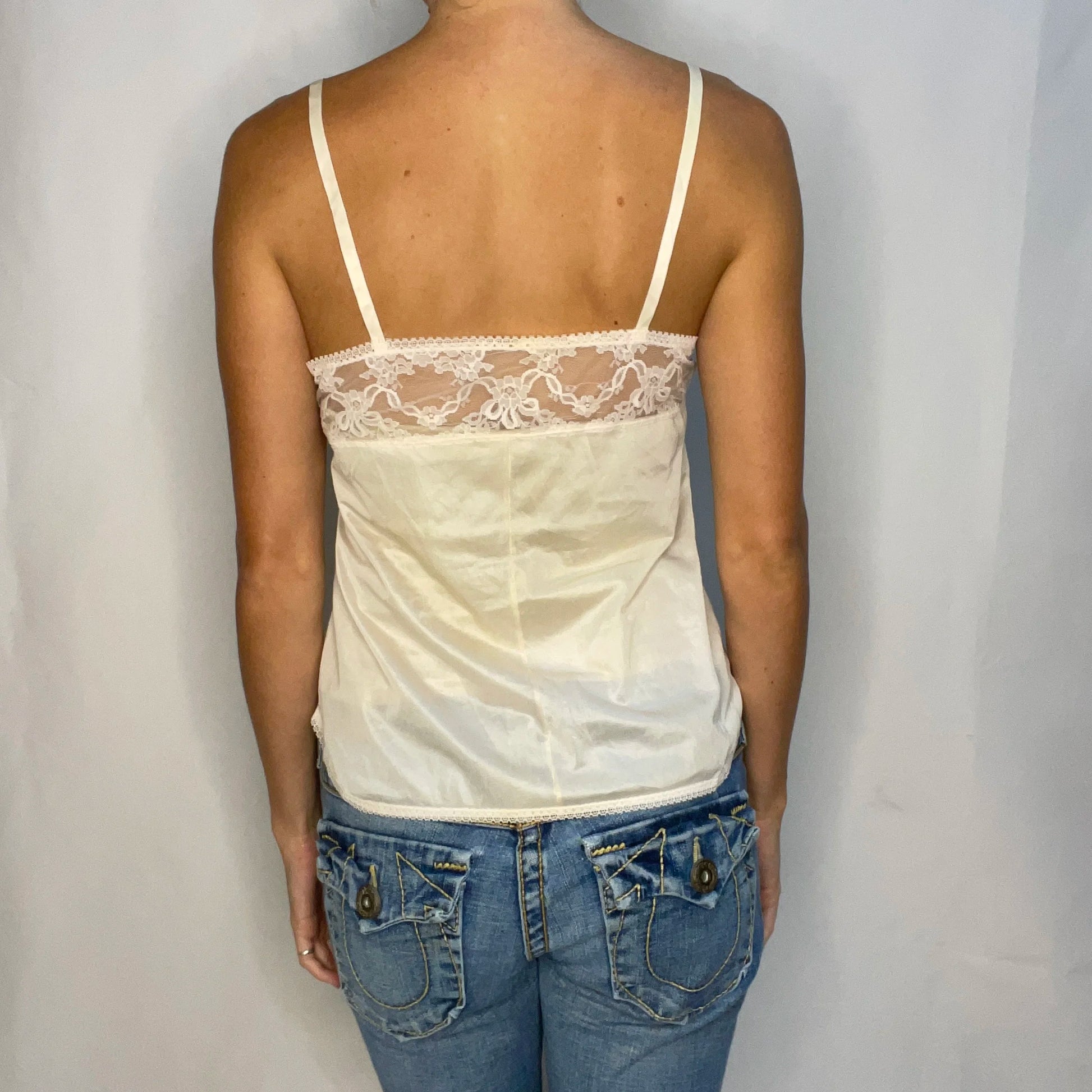 Vintage Pink Lace Top