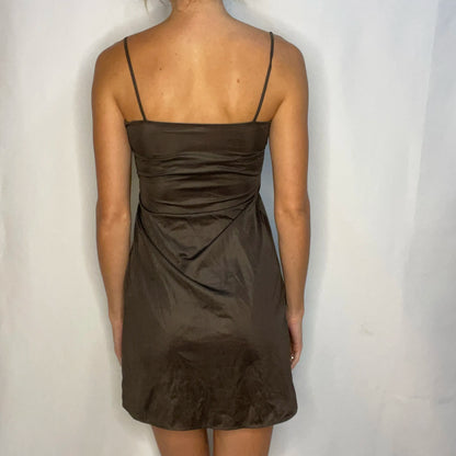Vintage Brown Slip Dress